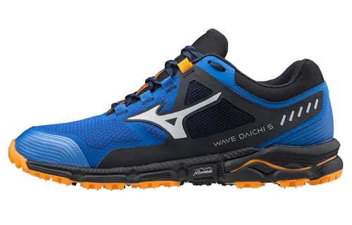 Mizuno Wave Daichi 5 Running Shoes Men's Low Top Blue/Black/Orange