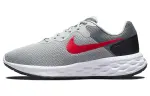 Nike Revolution 6 'Light Smoke Grey Siren Red''