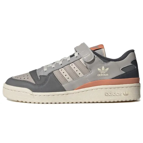 adidas originals FORUM Skateboarding Shoes Unisex Low-top Beige Grey/light Grey/dark Grey/orange
