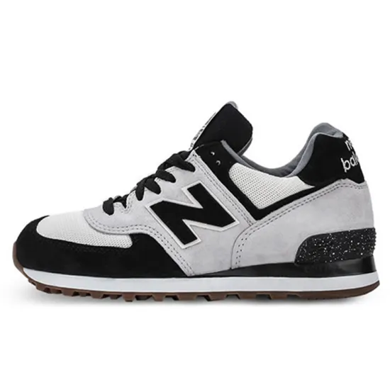 New Balance 574 Sports Shoes 'Black Grey' Women's