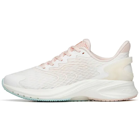 ANTA Running Collection Running Shoes Women's Low-Top Ivory White Pink Purple