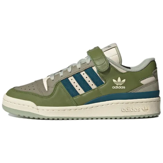 adidas originals FORUM Skateboarding Shoes Unisex Low-top Yellow White / Olive Green