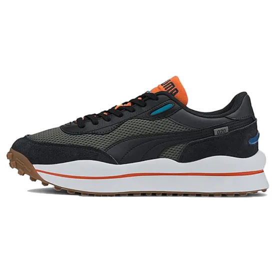 Puma Style Rider Lifestyle Shoes Unisex Low-top Black/white/gray