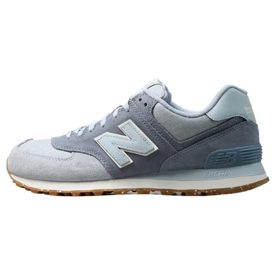 New Balance NB 574 Running Shoes Unisex Low-top Light Blue/white/brown