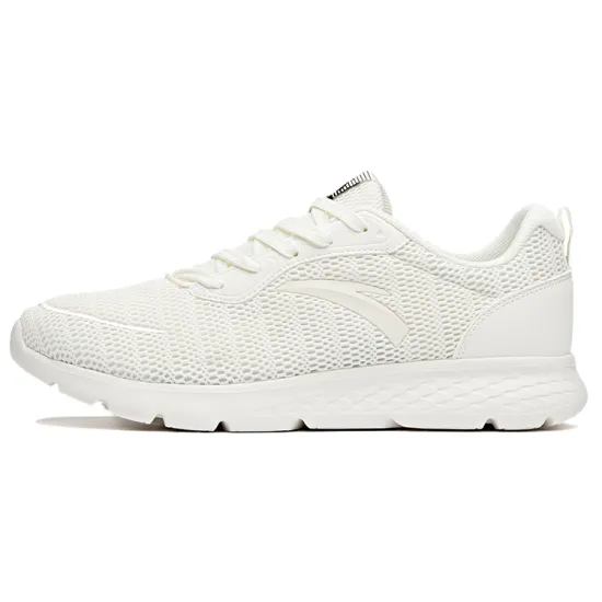 Anta Breathable Low-Top Running Shoes Men's Ivory White