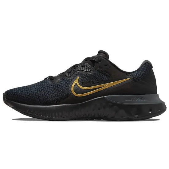 Nike Renew Run 2 Black Metallic Gold