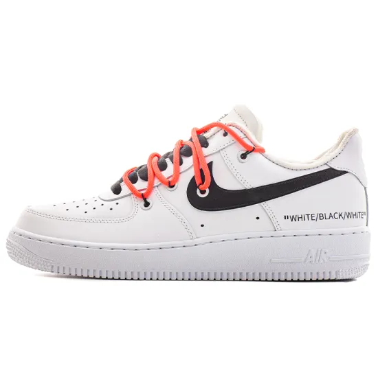 Nike Air Force 1 Skateboarding Shoes Unisex Low-top Black/white