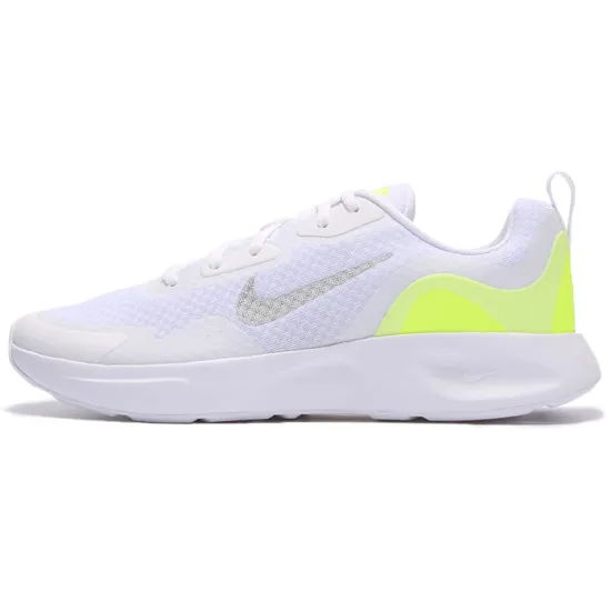 Nike Wearallday Low-Top Marathon Running Shoes Men's White Yellow