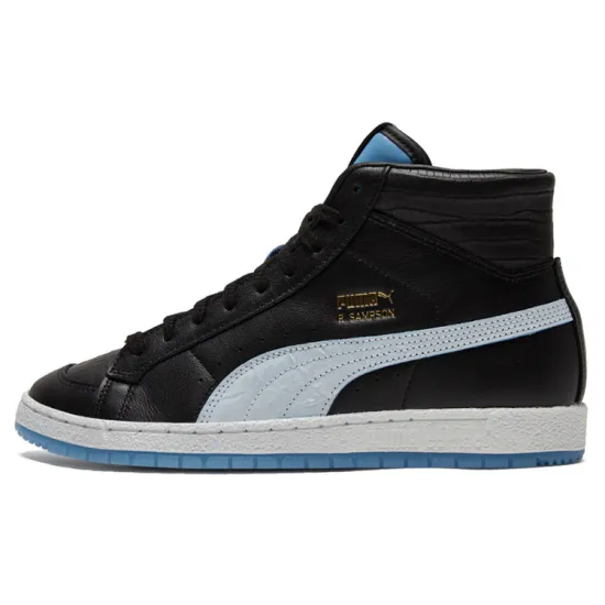 PUMA Ralph Sampson Skateboarding Shoes Unisex High-top Black/Blue