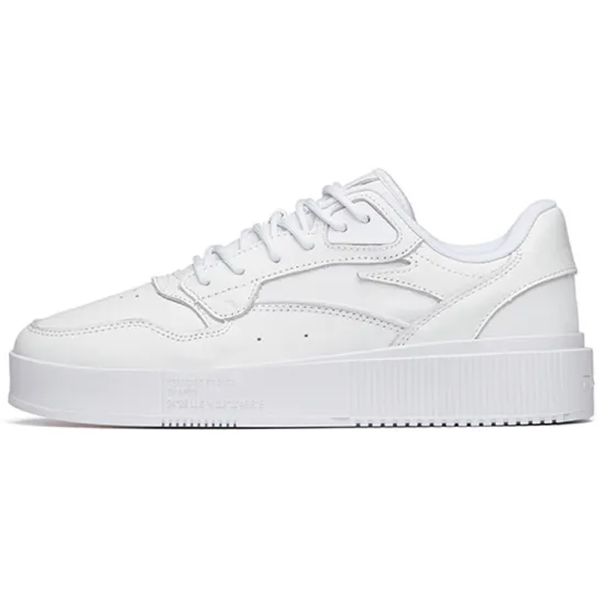 Anta Durable Breathable Low Top Skateboard Shoes White