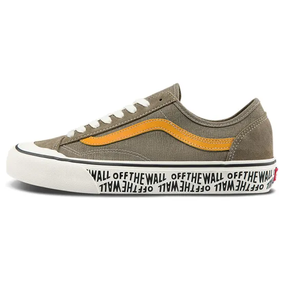 Vans Style 36 Skateboarding Shoes Unisex Low-top Khaki
