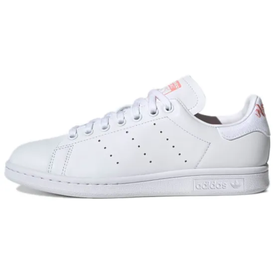 adidas originals STAN SMITH Collection Skateboarding Shoes Women's Low-top White/powder