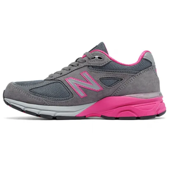 New Balance NB 990 V4 Running Shoes Women's Low-top Gray/purple Pink