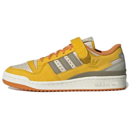 adidas originals FORUM Skateboarding Shoes Unisex Low-top Light Brown/yellow/dark Brown