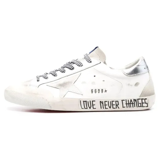 Golden Goose Super-Star Skateboard Shoes Women's Low-top Gray/White