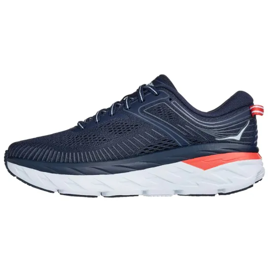 HOKA ONE ONE Bondi 7 Running Shoes Women's Low-top Navy
