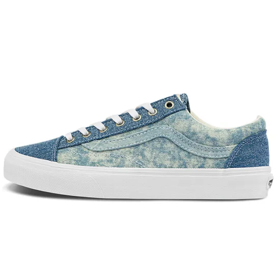 Vans Style 36 Skateboarding Shoes Unisex Low-top Blue/Green