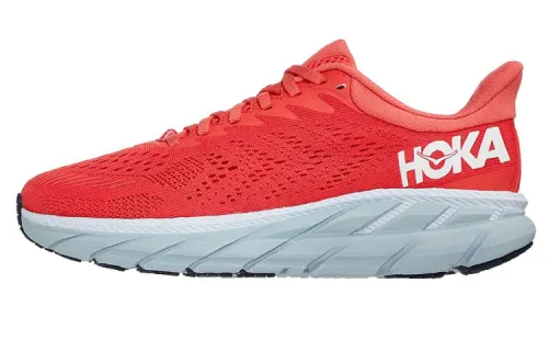 HOKA ONE ONE Clifton 7 Low top Running Shoes Women's Red