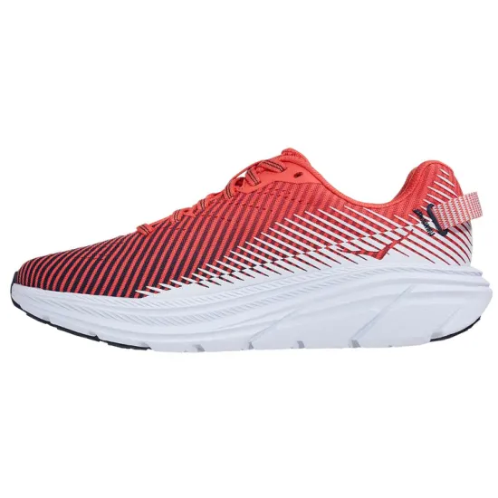 HOKA ONE ONE Rincon 2 Running Shoes Women's Low-top Coral Red/white