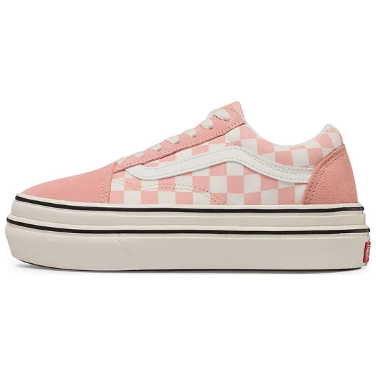 Vans Old Skool Skateboarding Shoes Women's Low-top Pink/White
