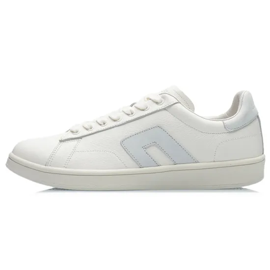 LiNing CF Tracing Low-Top Skateboard Shoes Men's Mist White