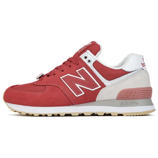 New Balance 574 Red/White Women's