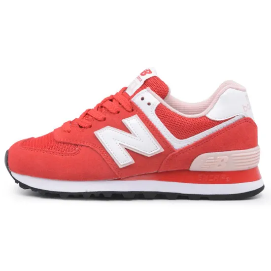 New Balance 574 Coral Red Women's