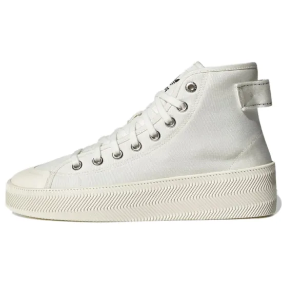 adidas originals NIZZA Series Skateboarding Shoes Unisex High-top White