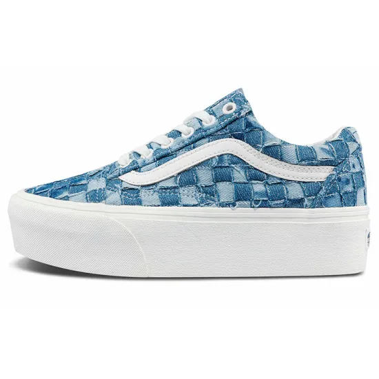 Vans Woven Old Skool Stackform Denim Multi Women's