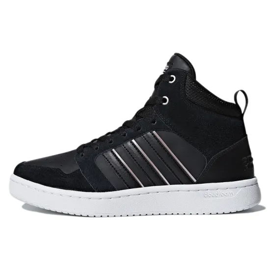 Adidas Neo Cloudfoam Super Hoops Mid 'Black' Women's