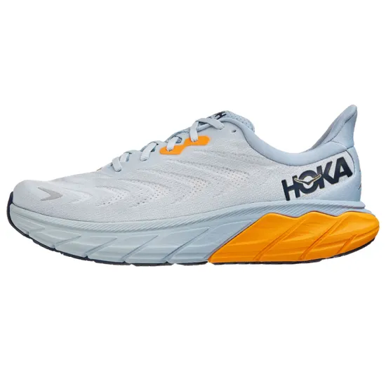 HOKA ONE ONE Arahi 6 Plein Air Blue Fog Orange