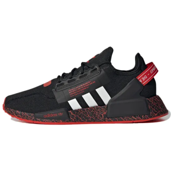 Adidas Originals Nmd R1 V2 Crackled Black Red