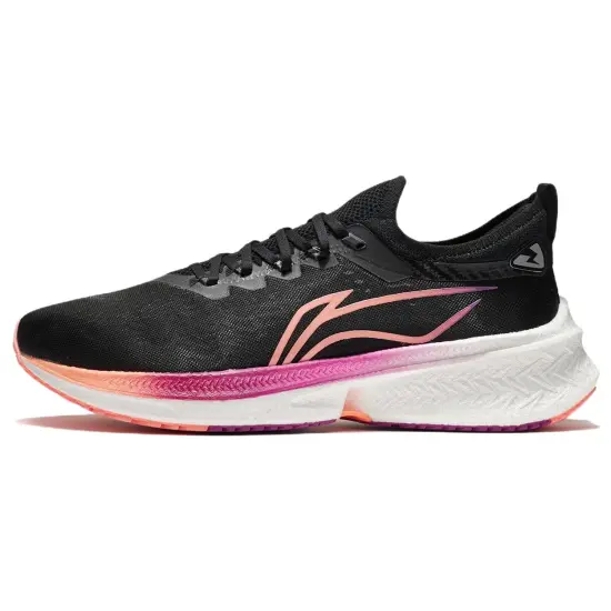 LiNing Feidian Discovery Cushioning Anti-Slip And Wear-Resistant Low-Top Running Shoes Black