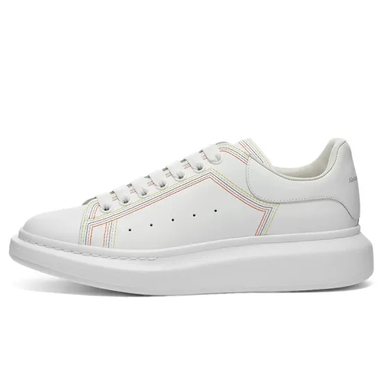 Alexander McQueen Oversized Embroidered White Multi
