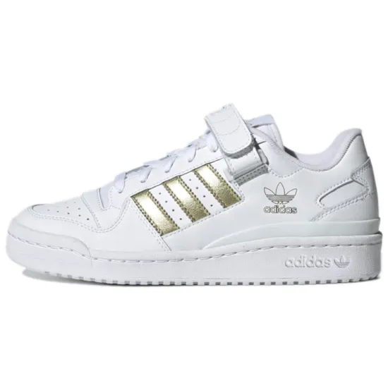 Adidas Originals Forum Low Cloud White Gold Metallic Women's