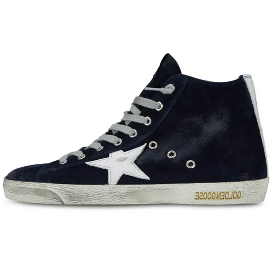 Golden Goose Francy Suede Night Blue White