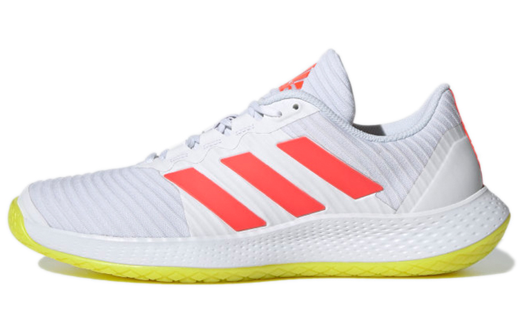Adidas Forcebounce Comfortable Fabric Wear resistant And Lightweight Low top Running Shoes Women's White Orange Black