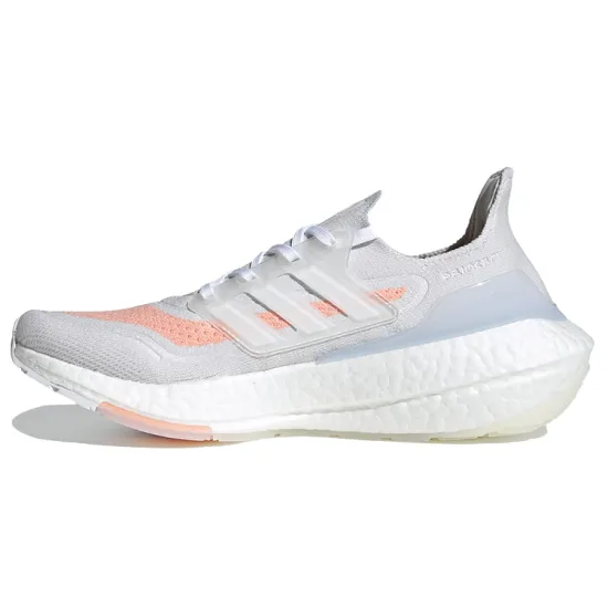 Adidas Ultra Boost 21 White Glow Pink Women's