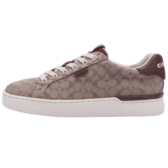 COACH Skateboard Shoes Women's Low-Top Brown