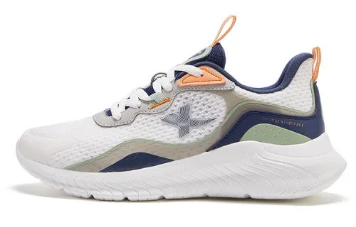 Xtep Hydrogen Wind Technology Lightweight, Comfortable and Breathable Low-top Running Shoes Men's White Gray Blue