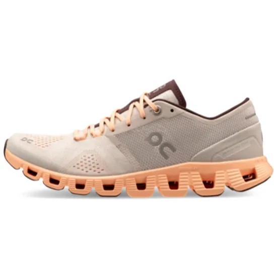 On Running Cloud X Silver AlmOnd Women's