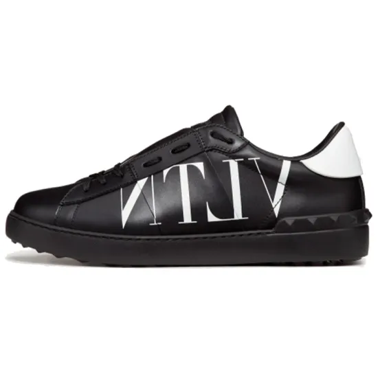 Valentino Women's Open Low 'Logo Print   Black'