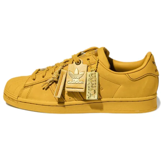 adidas originals Superstar Series Skateboarding Shoes Unisex Low-top Yellow