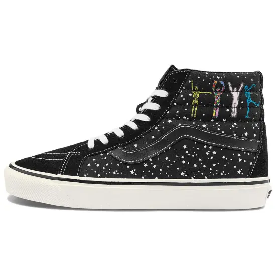 Vans SK8 Skateboarding Shoes Unisex High-top Black