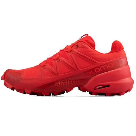SALOMON Speedcross 5 Running Shoes Men Low-top Red