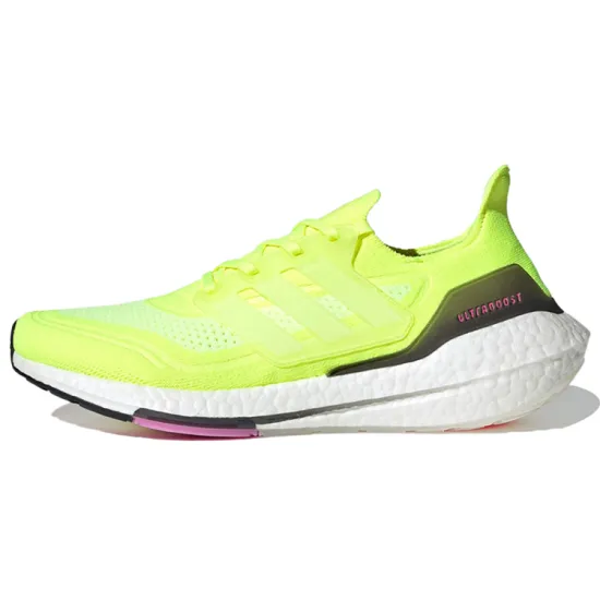 Adidas Ultra Boost 21 Solar Yellow Pink