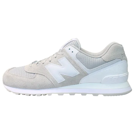 New Balance 574 Light Grey White