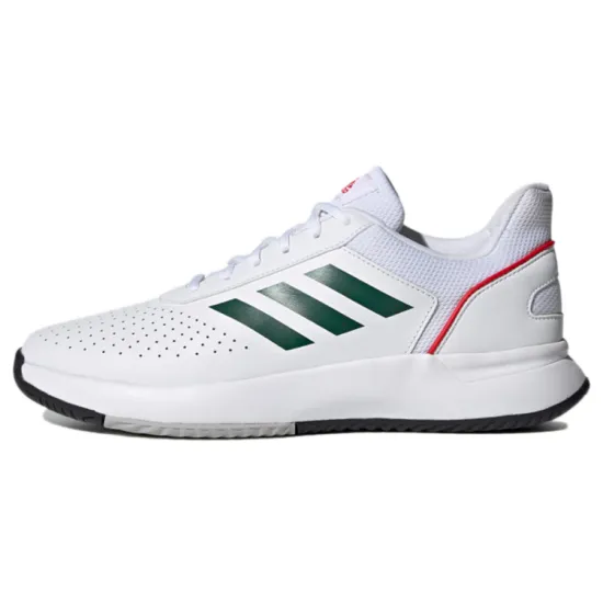 Adidas Courtsmash Tennis Shoes Men Low-top White/Green/Red