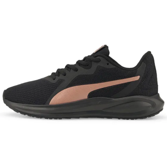 PUMA Twitch Runner Running Shoes Unisex Low-top Black/powder