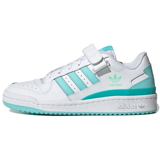 Adidas Forum Low Cloud White Clear Aqua Women's